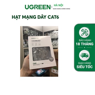 Hạt mạng cat6 UTP Ugreen, 100c/hộp, CHÂN SOLE cao cấp