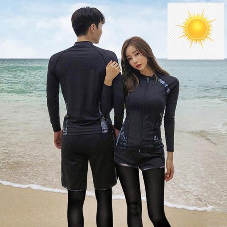 ️🎉💓 Trang phục bơi lặn xem sứa nhiều món tay dài chống nắng cho cặp đôi người lớn và trẻ em ️🎉💓