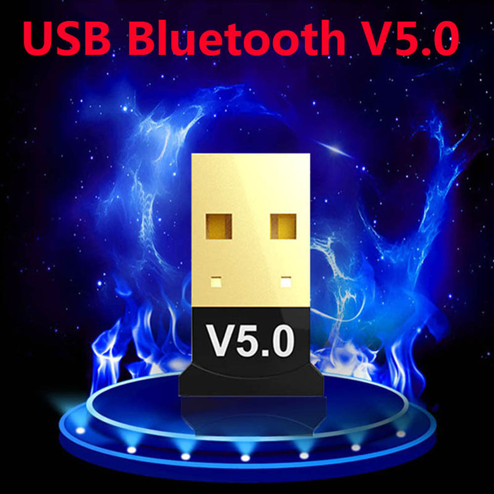 [Ready Stock] V5.0 Bluetooth Wireless Dongle Adapter Mini USB 2.0 For Computer PC Laptop