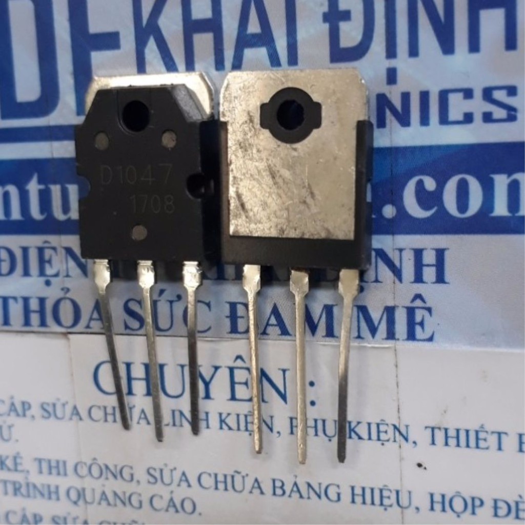 2 con 2SD1047 D1047 12A 140V NPN TRANS TO-3P kde4419