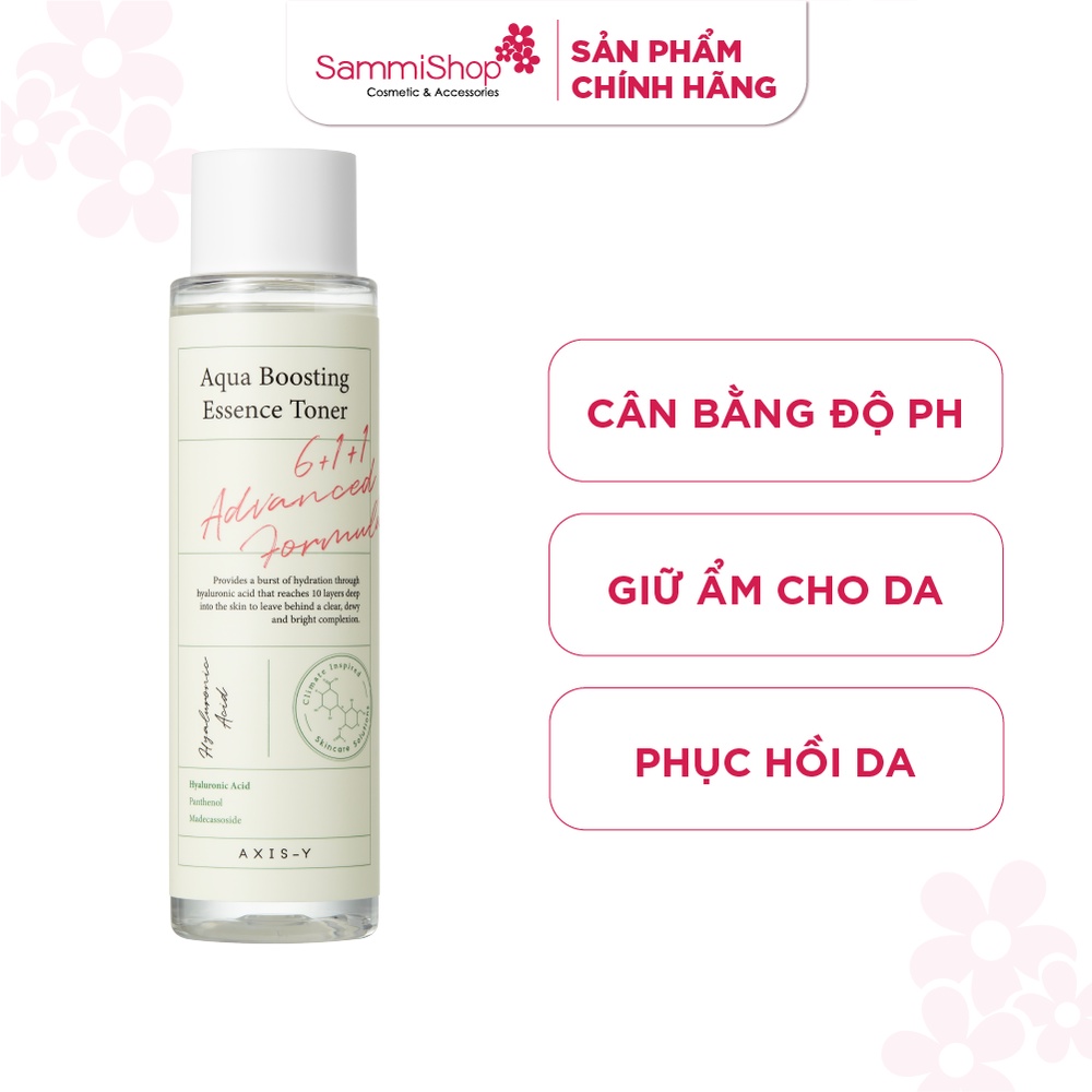 AXIS-Y Nước hoa hồng Aqua Boosting Essence Toner 150ml