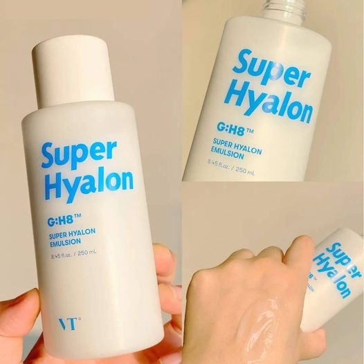 Bộ 3 sản phẩm chăm sóc da VT Super Hyalon (gồm: Mặt nạ sủi bọt, Tinh chất dưỡng và Kem chống nắng) PICKO