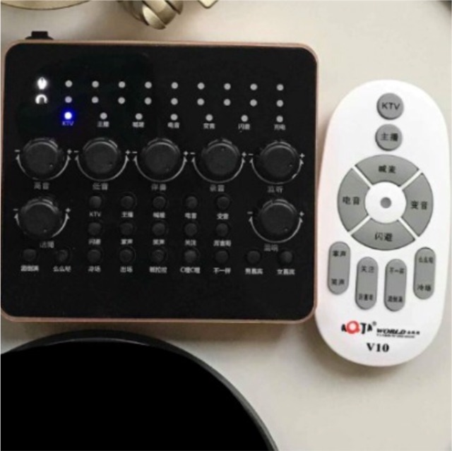 [Freeship toàn quốc từ 50k] Combo sound v10 woaichang bm900 full bộ (5 món) kèm tai nghe AKG