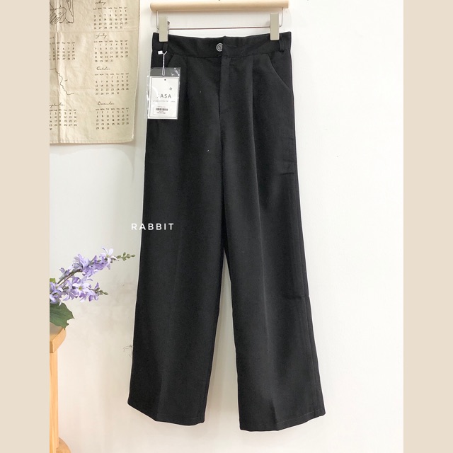 Quần ống rộng cạp khoá HÌNH THẬT_1Q109 | BigBuy360 - bigbuy360.vn