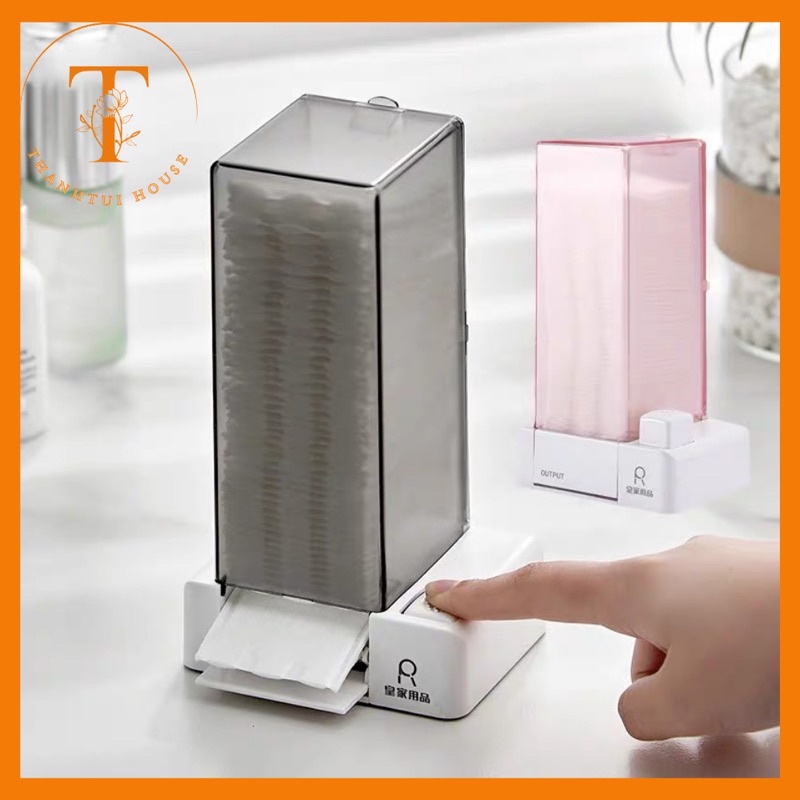 Hộp đựng bông tẩy trang tự động lấy bông thông minh