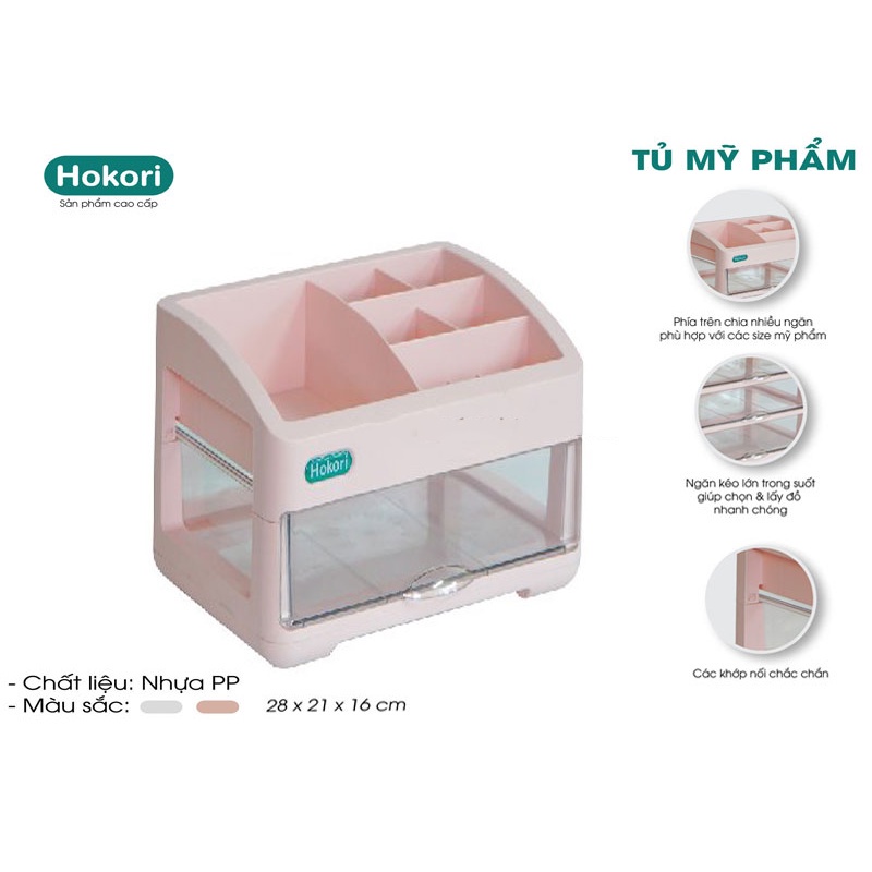 Tủ đựng mỹ phẩm cao cấp Việt Nhật , Kệ đựng mĩ phẩm, đồ trang điểm nhiều tầng