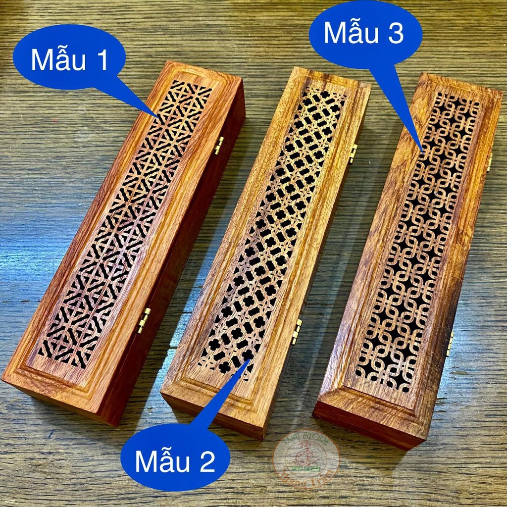 HỘP CHỮ NHẬT XÔNG NHANG TRẦM (MẪU LỚN)- CÓ NGĂN CHỨA NHANG VÀ NGĂN XÔNG NHANG, RẤT TIỆN LỢI VÀ SANG TRỌNG- TANU STORE