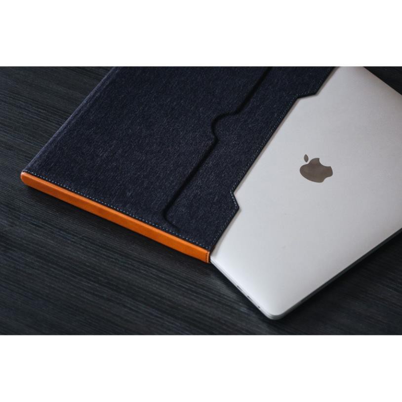 Túi Chống Sốc TOMTOC Premium Leather Cho Macbook Pro 15 New H15