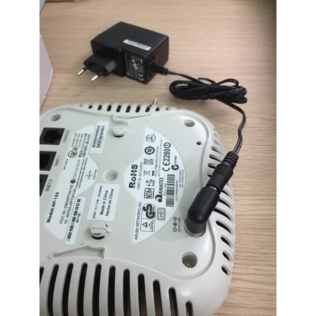 Combo 5 đầu chuyển nguồn DC 5.5X2.1MM cái sang 4.0mm x 1.7mm  dành cho thiết bị wifi Aruba