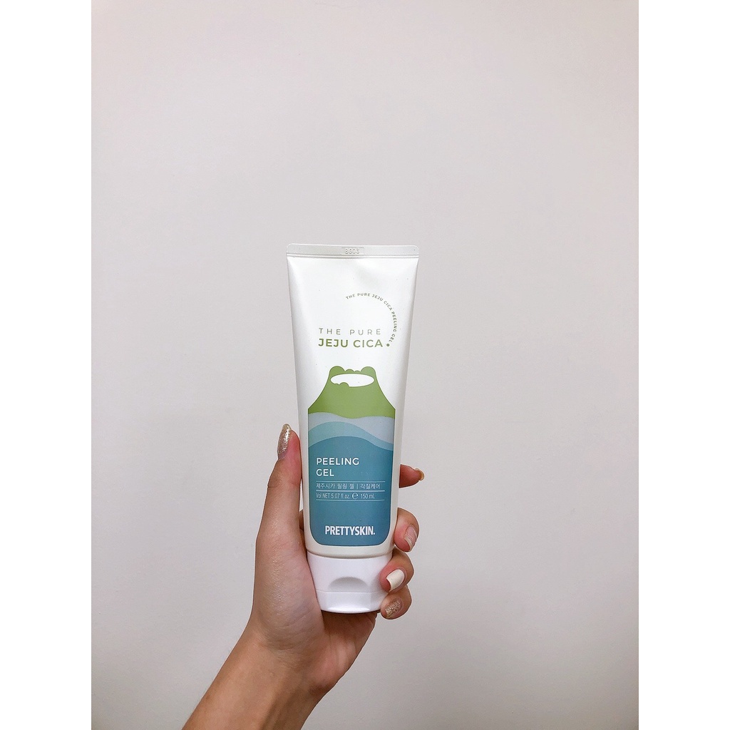 Tẩy Da Chết Rau Má Jeju Cica Prettyskin 150ml