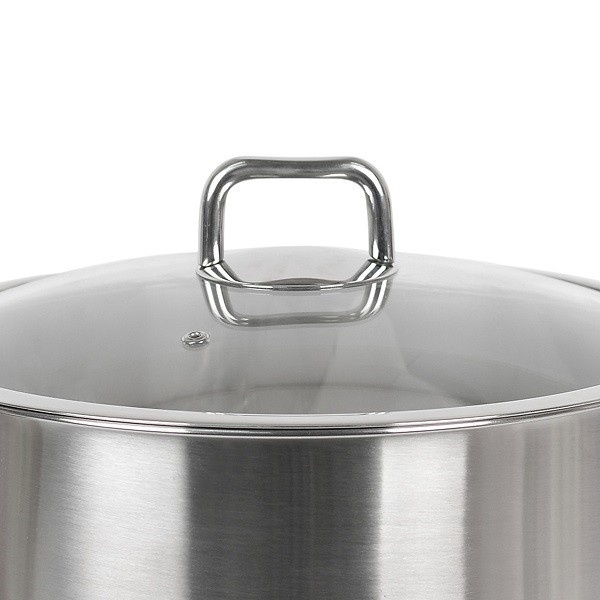 NỒI CAO INOX 3 ĐÁY HAPPYCOOK DÙNG ĐƯỢC BẾP TỪ size 30