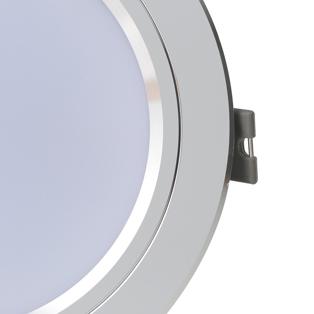 Đèn LED Downlight âm trần đổi màu 12W Rạng Đông AT10 ĐM 110/12W, Viền mạ bạc, vàng tinh tế