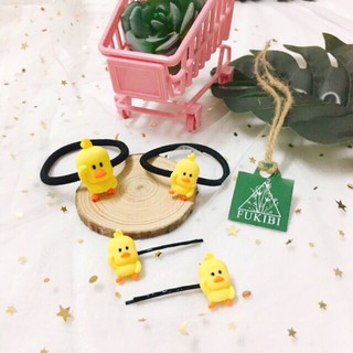 Kẹp tăm, cột tóc chicken dance lớn - nhỏ ảnh thật