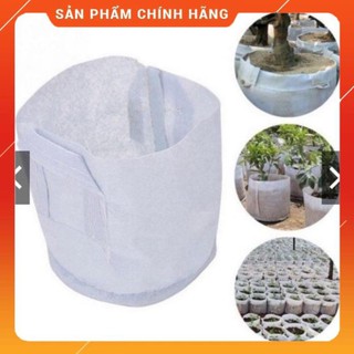 Túi vải địa trồng cây có 2 quai xách KT 20x25cm