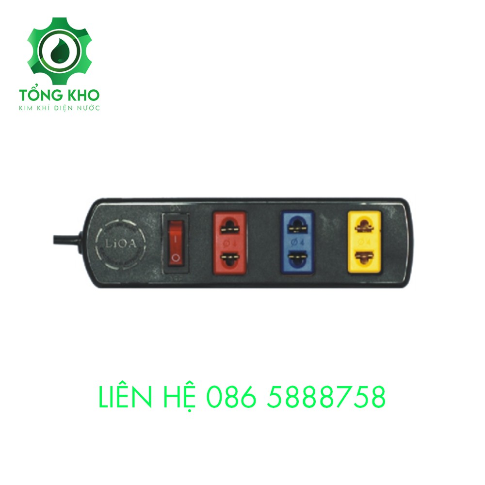 Ổ cắm điện Lioa 2 chấu 3 lỗ 4 lỗ 5 lỗ 6 lỗ - Tổng kho kim khí