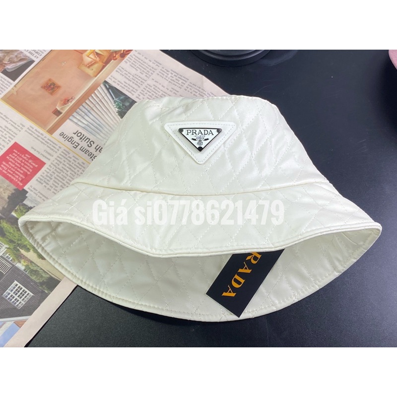 Nón bucket da mềm xịn - mũ vành cụp vnxk thêu chữ L - V full tem thời trang hàn quốc