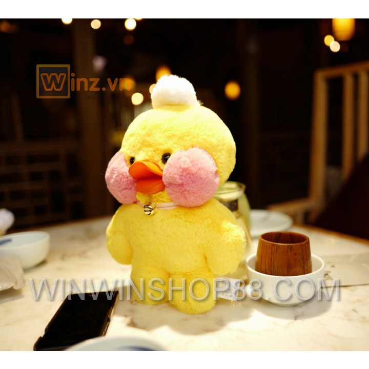 🐤 Gấu bông vịt má hồng Lalafanfan (30 cm) TNB204 🐤 Màu vàng 🐤 Muasamhot1208