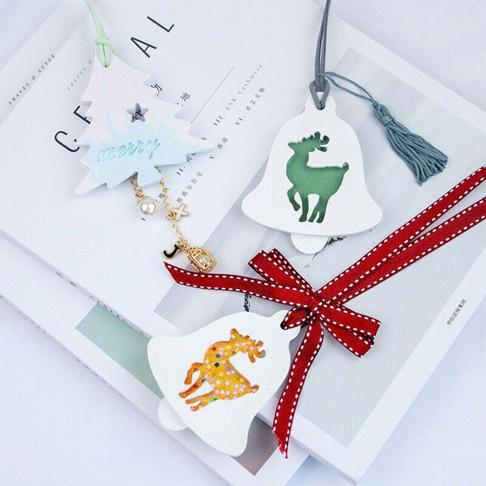 1 / 3 Khuôn Silicone Làm Trang Sức Hình Tuần Lộc Giáng Sinh