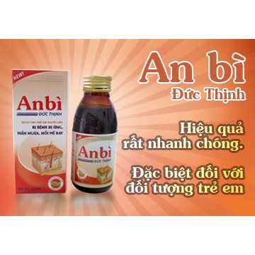 Siro An Bì Đức Thịnh - hỗ trợ cải thiện triệu chứng nổi mề đay, mẩn ngứa