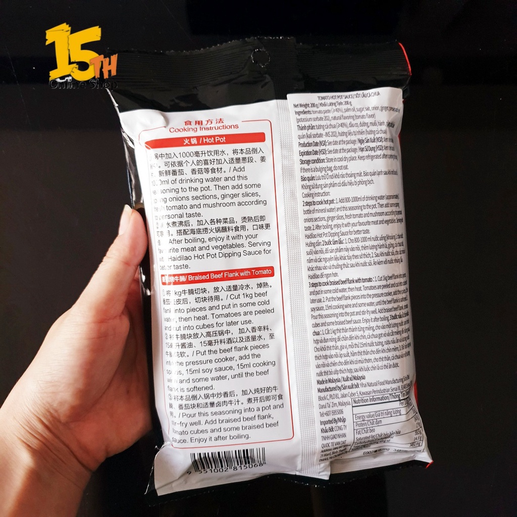 GIA VỊ LẨU HADILAO TỨ XUYÊN - Lẩu bò cay tê - Lẩu cà chua | BigBuy360 - bigbuy360.vn