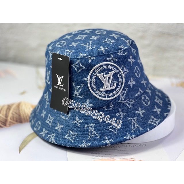 Mũ tai bèo jeans in họa tiết chữ logo v.l.l cực chất cá tính nam nữ đường phố form chuẩn (SỈ LE MŨ NÓN TPHCM)