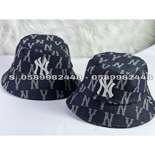Mũ bucket vải Jeans cao cấp in chữ nyyy cực chất (Siêu rẻ 1996)