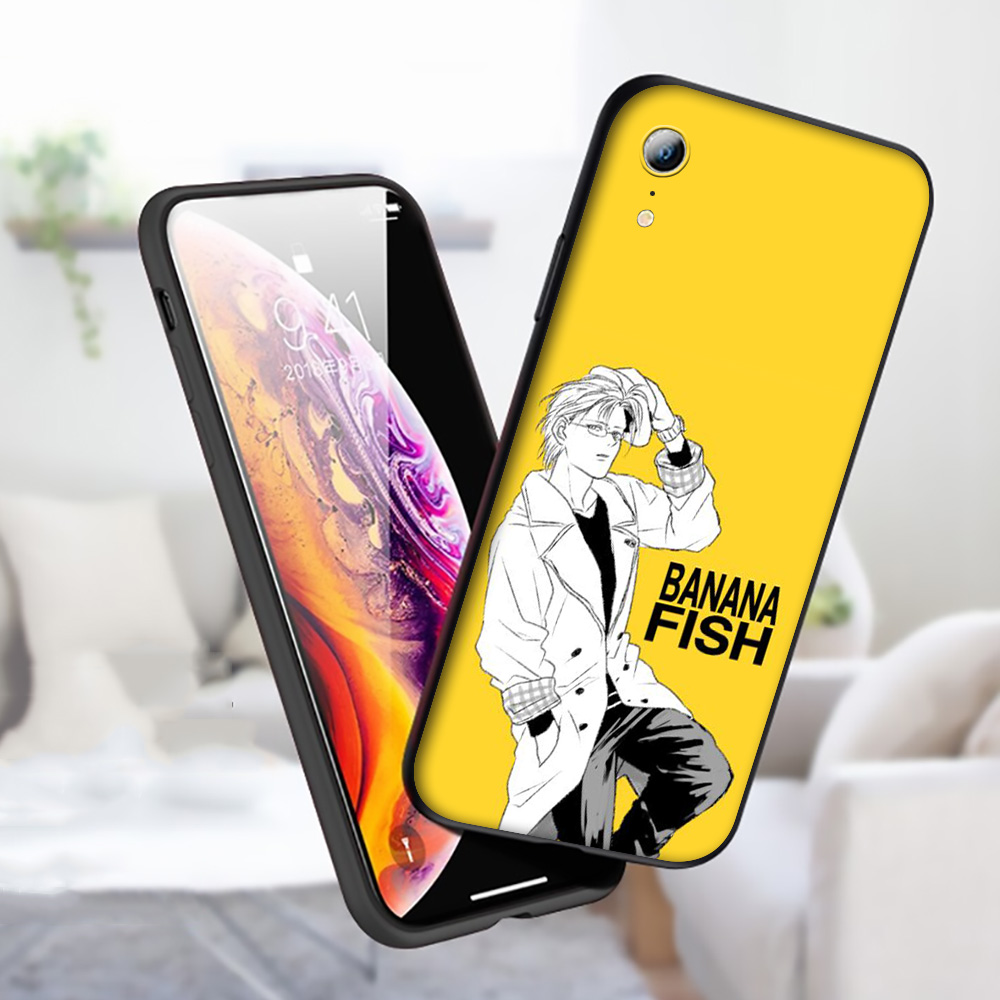 Su4 Ốp Điện Thoại tpu Mềm Hình anime banana fish Cho apple iphone 8 7 6 6s 5s 5 se plus 2020