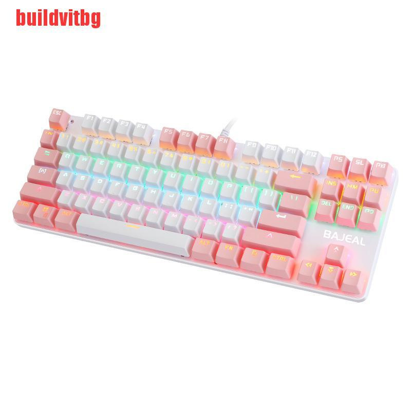 Bàn Phím Cơ Gaming K100 Led 87 Phím Có Dây Usb Cho Máy Tính Bảng / Bàn Phím Gvq