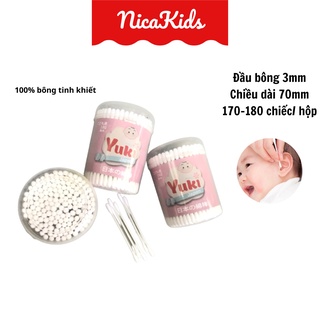 Tăm bông trẻ em Yuki hộp 180c