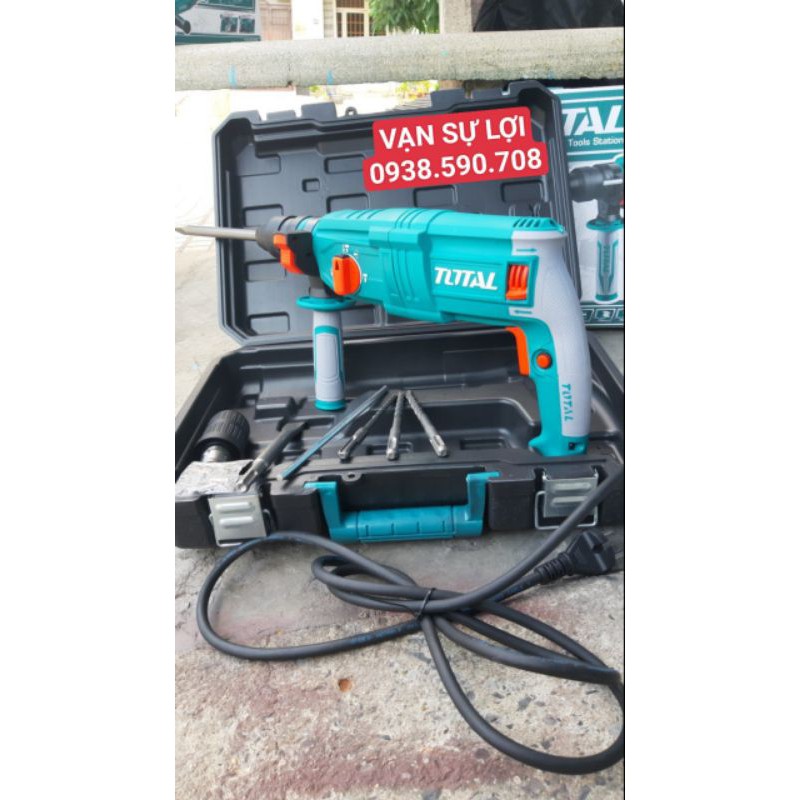 800W MÁY KHOAN ĐỤC 3 CHỨC NĂNG TOTAL ( ĐỔI ĐẦU) TH308268-2