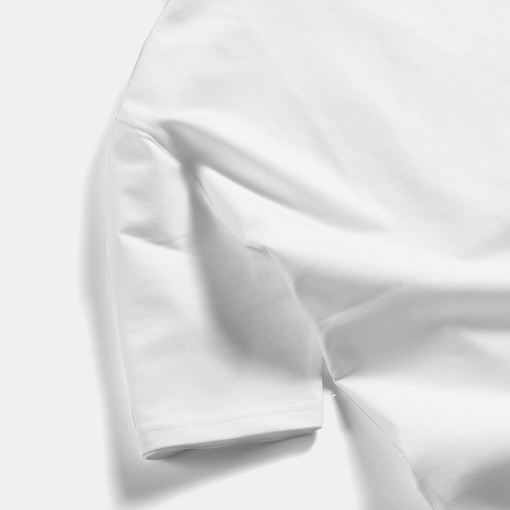 Áo thun T-shirt trơn Trắng  Chất Liệu cotton 4 chiều form chuẩn phong cách hiện đại  AREMI ATS0002