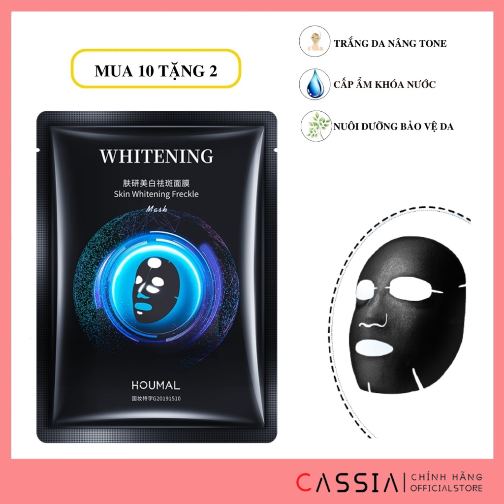 [Mua 10 tặng 2] Mặt Nạ Dưỡng Ẩm Làm Trắng Da, Chống Lão Hóa, Se Khít Lỗ Chân Lông, Mềm Mịn Da, Mặt Nạ Nội Địa Trung