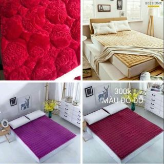 THẢM TRẢI GIƯỜNG NỈ NHUNG MỘT MÀU