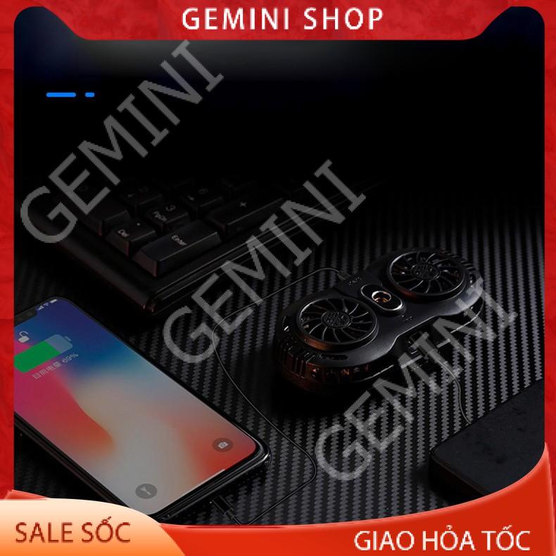 Quạt tản nhiệt điện thoại 2 quạt sò nóng lạnh memo AH102 Gaming giá rẻ GEMINI SHOP