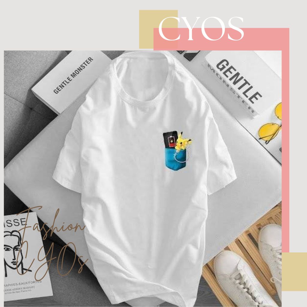 Áo Thun Unisex Nam Nữ CYOS - CY29 Oversize S-6XL Bigsize > 100kg Có Hình Các Loại Áo Cá Tính, Áo Hoạt Hình