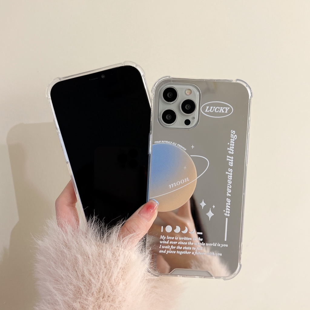 Ốp Lưng OPPO  Reno 8T 8Z 8 A76 A74 A95 A57 4G 5G A94 A52 A92 A5 2020 A9 2020 A5s A12 A31 A3s 7 7Z 6 5 A16 A15 A15s A54 A53 A33 Gương Case