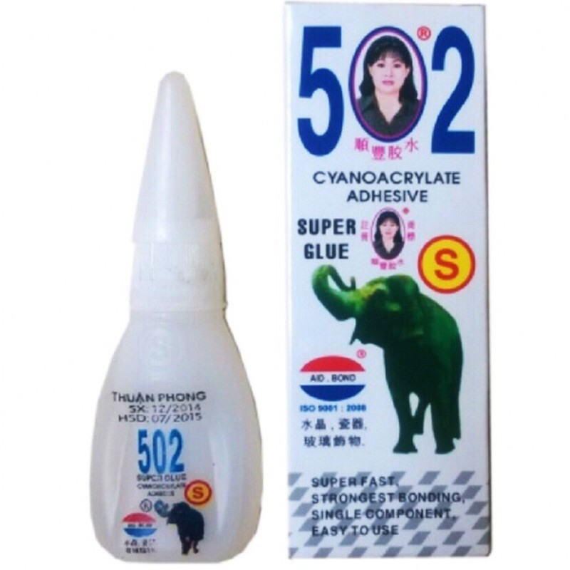 Keo Dán 502 Keo Con Voi Siêu Chắc Chắn