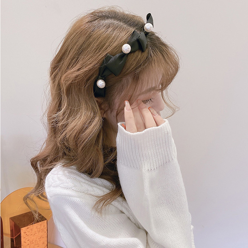 Cài tóc đính ngọc trai giả phong cách thanh lịch dành cho nữ