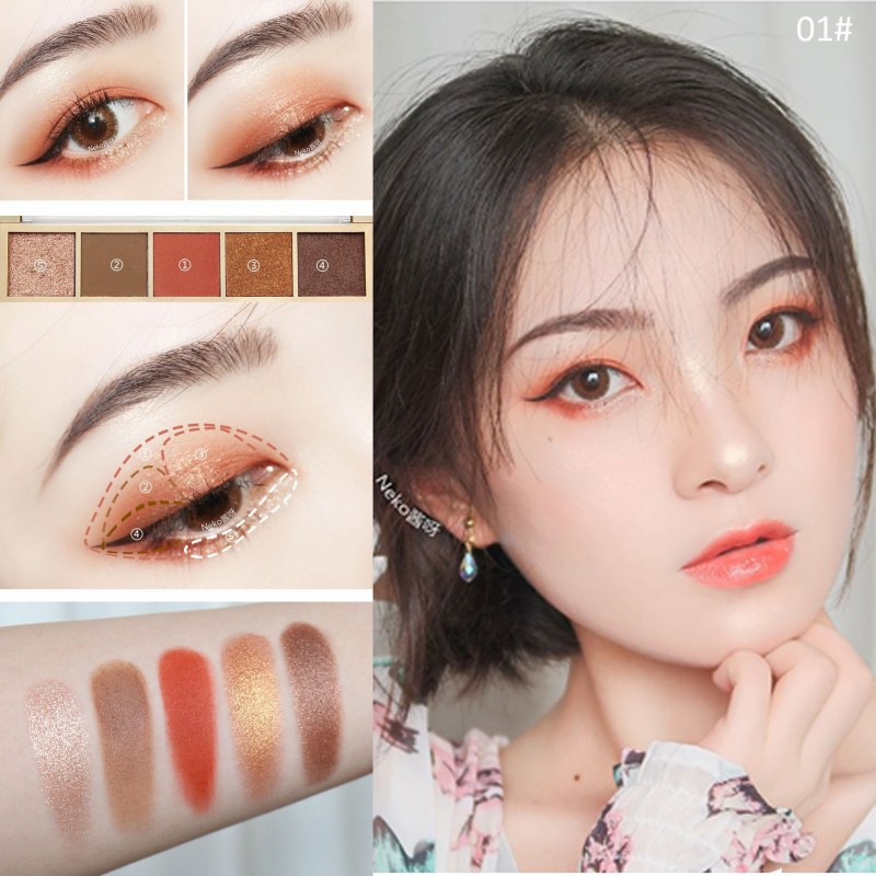 Bảng phấn mắt NOVO chống nước lâu phai hiệu ứng lì/ ánh nhũ thời trang | BigBuy360 - bigbuy360.vn