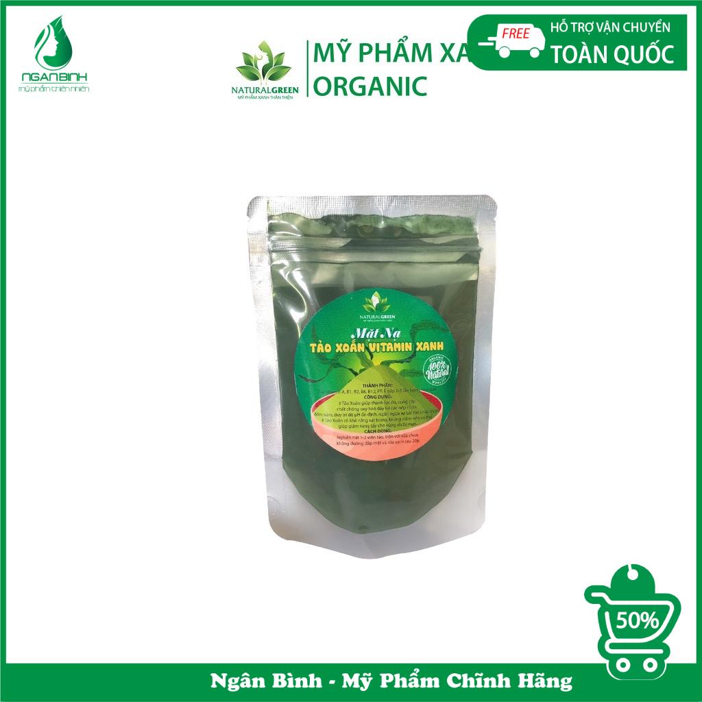 Mặt nạ tảo xoắn vitamin xanh tăng cường dưỡng da, giảm sưng tấy, đẩy lùi nếp nhăn