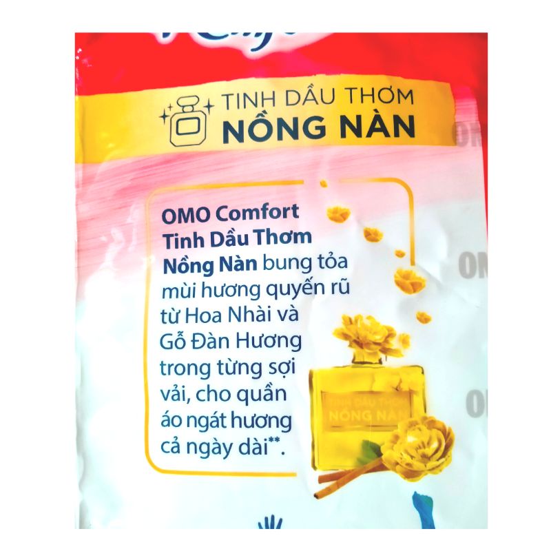 Bột giặt OMO Comfort 2,7 kg tinh dầu thơm nồng nàn