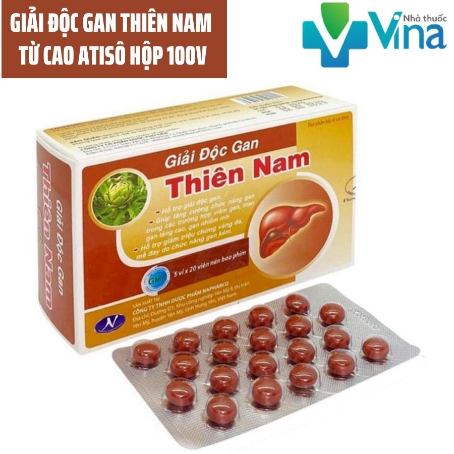 Giải Độc Gan Thiên Nam – Hỗ Trợ Bảo Vệ Gan, Tăng Cường Chức Năng Gan (Hộp 100 viên)