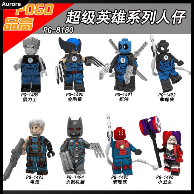 Mô Hình Lego Nhân Vật Siêu Anh Hùng Trang Trí