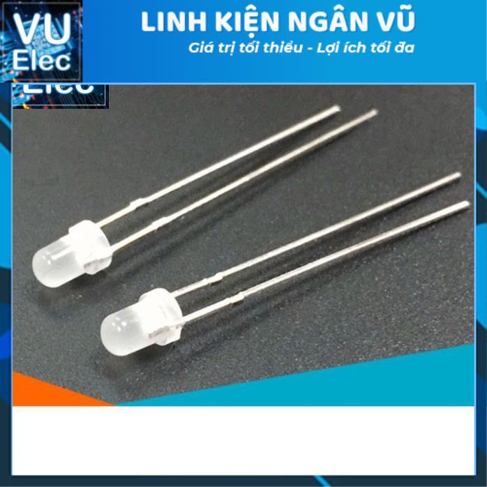 Led 5MM Đục (Đỏ, Vàng, Trắng, Xanh Lá, Xanh Dương) (10c)