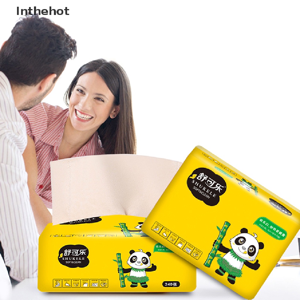 Set 60 Khăn Giấy Bằng Tre Mềm Mại Tiện Dụng