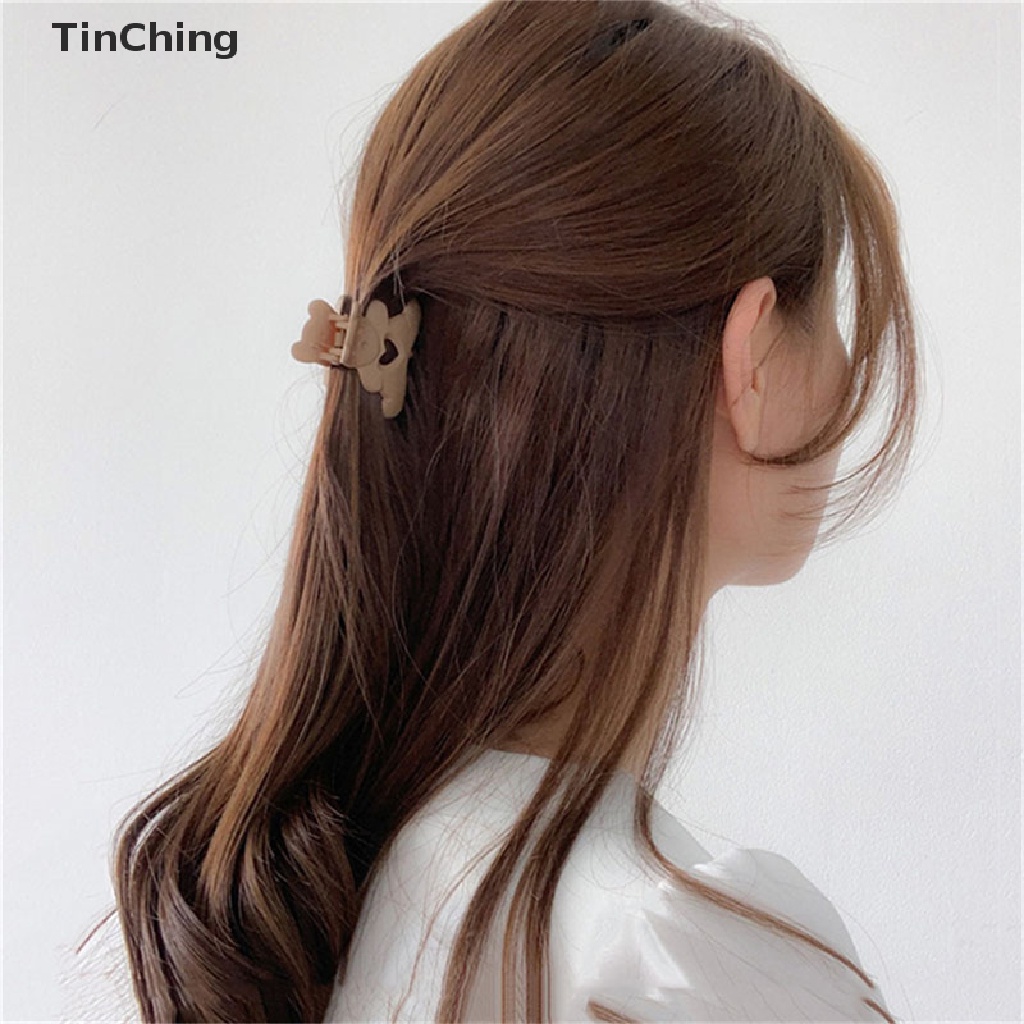 Kẹp Tóc Càng Cua / Rửa Mặt Hình Chú Gấu Kawaii Dễ Thương Cho Nữ