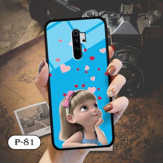 Ốp lưng kính 3D Xiaomi Redmi Note 8 Pro- hình cute