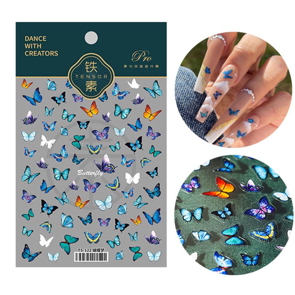 1 Tờ Sticker 5D Dán Trang Trí Móng Tay Nghệ Thuật