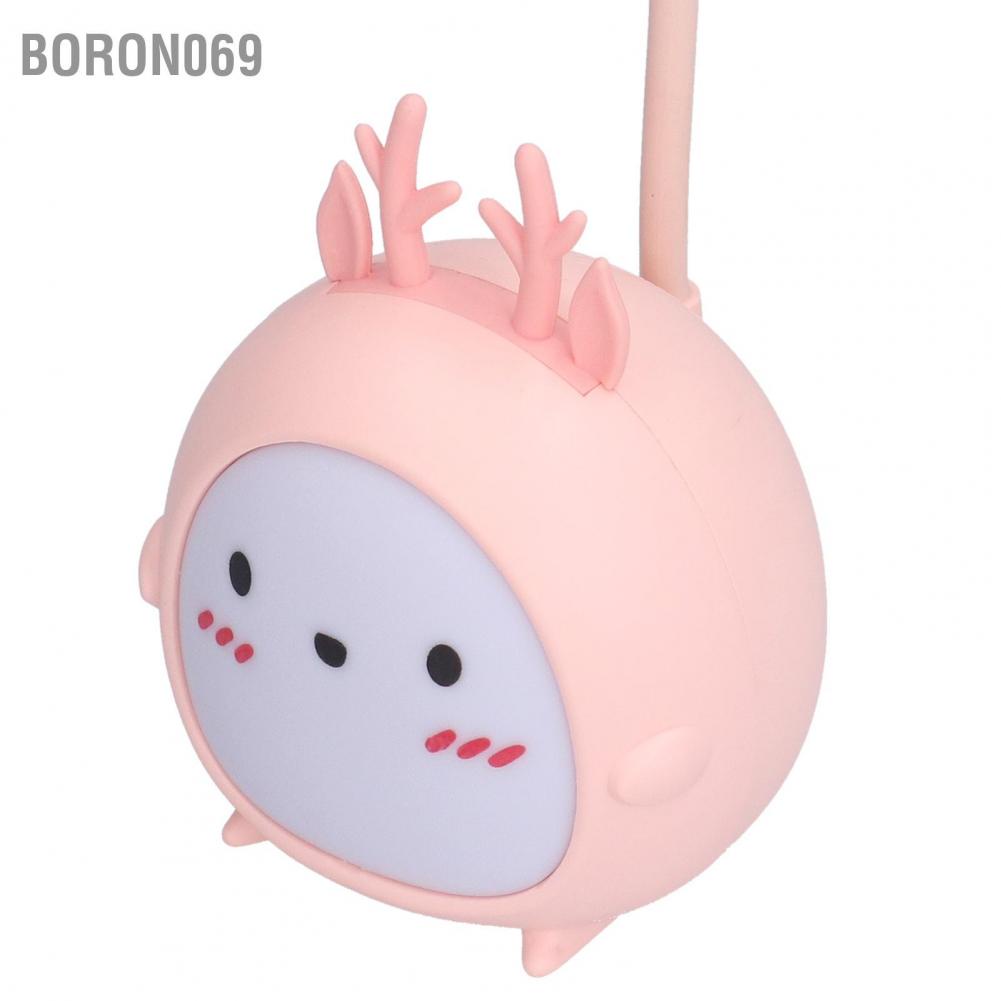 Boron069 Đèn bàn LED Hình động vật Sạc USB Bảo vệ mắt Ánh sáng máy tính để cho văn phòng ngủ