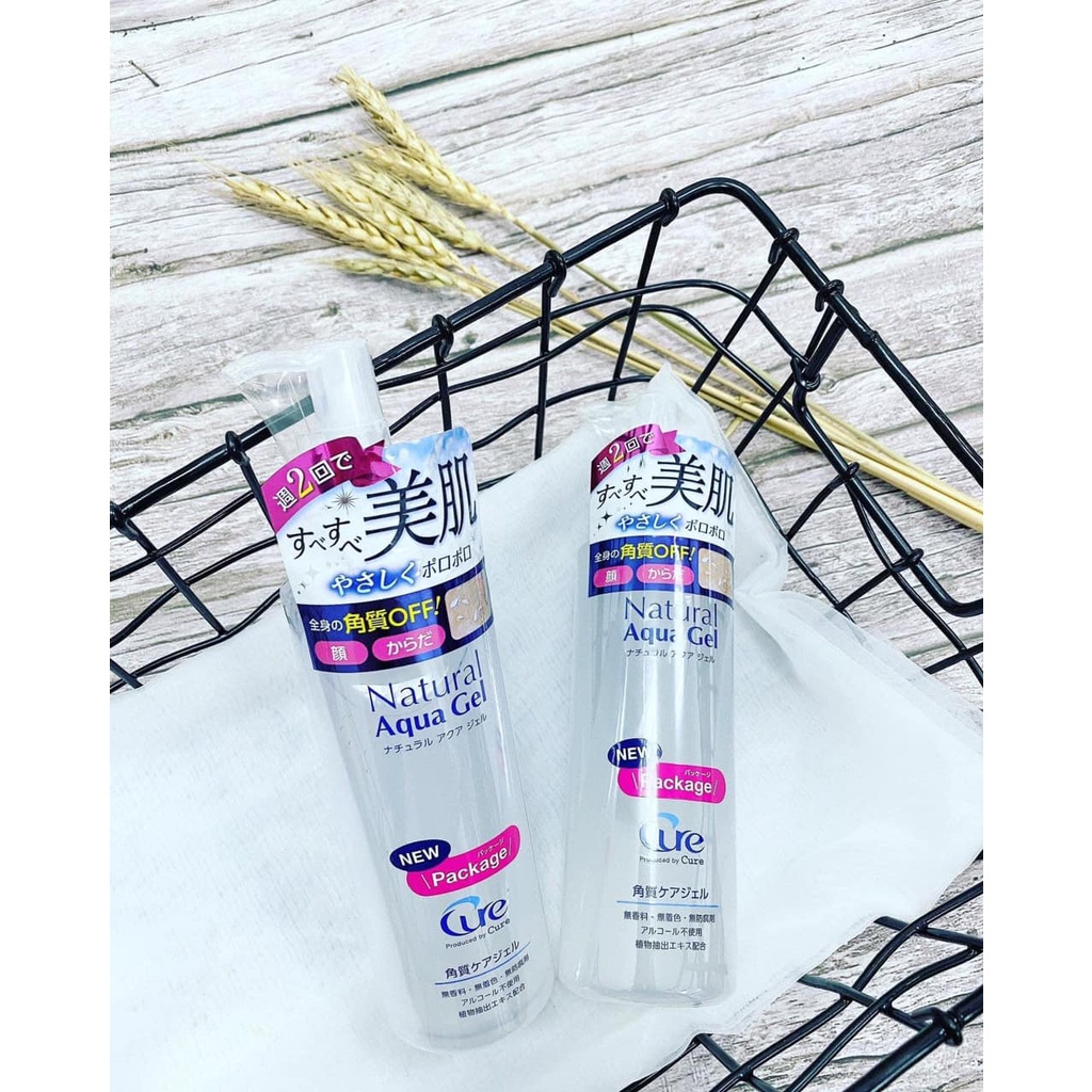 Tẩy da chết Tẩy Tế Bào Chết Cure Natural Aqua Gel nội địa Nhật Bản 250g
